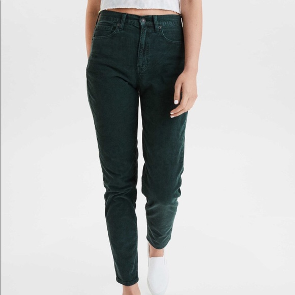 American Eagle Corduroy Mom Jeans